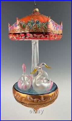 Christopher Radko Christmas Ornament Carousel Of Dreams 1999 Mint In Box