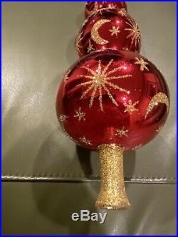 Christopher Radko Christmas Ornament Christmas Tree Topper 16
