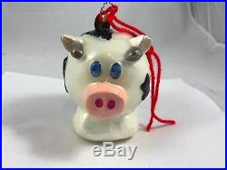 Christopher Radko Christmas Ornament Cow Pig Eugenia