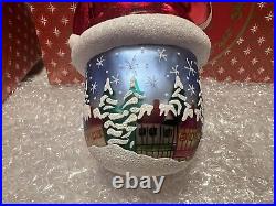 Christopher Radko Christmas Ornament Cup of Joe on the House Snowman NEW