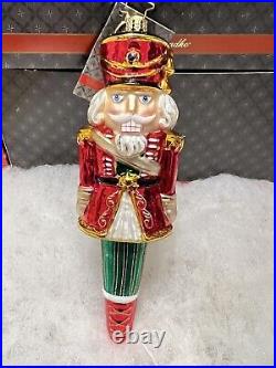 Christopher Radko Christmas Ornament Gala Guard Nutcracker NEW
