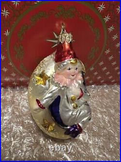 Christopher Radko Christmas Ornament Holiday Houdini & Mooning Over You NEW