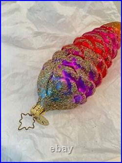 Christopher Radko Christmas Ornament ITALIAN ICE CONE Pinecone 0207220