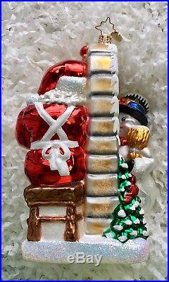 Christopher Radko Christmas Ornament LIMITED EDITION SANTA IN HIS WORKSHOP