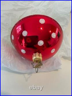 Christopher Radko Christmas Ornament MAGICAL MUSHROOM Reflector Drop 1014253