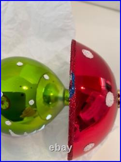 Christopher Radko Christmas Ornament MAGICAL MUSHROOM Reflector Drop 1014253