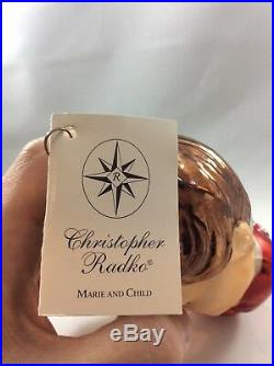 Christopher Radko Christmas Ornament Marie & Child 245/300 Limited Edition
