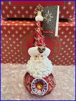 Christopher Radko Christmas Ornament Merry and Bright NEW