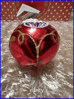 Christopher Radko Christmas Ornament Merry and Bright Santa NEW