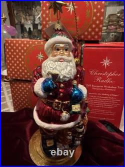 Christopher Radko Christmas Ornament Millennium St. Nick Santa NEW