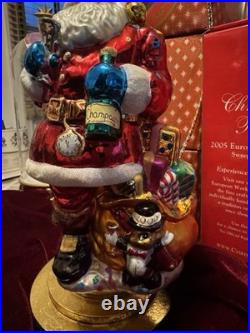 Christopher Radko Christmas Ornament Millennium St. Nick Santa NEW