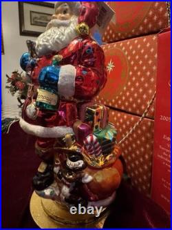 Christopher Radko Christmas Ornament Millennium St. Nick Santa NEW