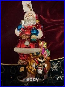 Christopher Radko Christmas Ornament Millennium St. Nick Santa NEW