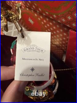 Christopher Radko Christmas Ornament Millennium St. Nick Santa NEW