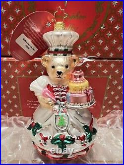 Christopher Radko Christmas Ornament Muffy Great Cake Bake NEW