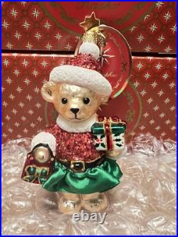 Christopher Radko Christmas Ornament Muffy Ready To Celebrate NEW