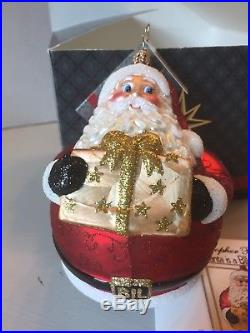 Christopher Radko Christmas Ornament My Santa Is A BIL
