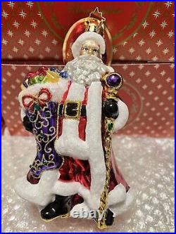 Christopher Radko Christmas Ornament Noble Nicholas Santa NEW