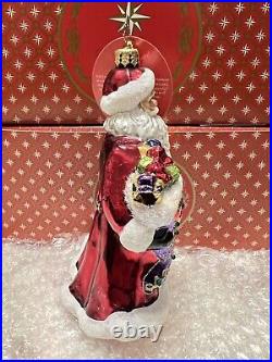 Christopher Radko Christmas Ornament Noble Nicholas Santa NEW