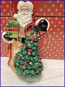 Christopher Radko Christmas Ornament Ravishing and Radiant Santa NEW