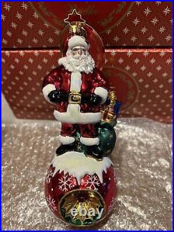 Christopher Radko Christmas Ornament Reverent Reflection Santa NEW