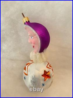 Christopher Radko Christmas Ornament SHOOTING THE MOON Magenta 94-033-2 Germany