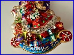 Christopher Radko Christmas Ornament Santa On Rocking Horse 1011707 RETIRED