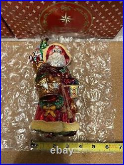 Christopher Radko Christmas Ornament Santa Provencale