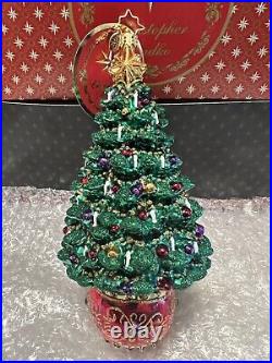 Christopher Radko Christmas Ornament Truly Terrific Tree NEW