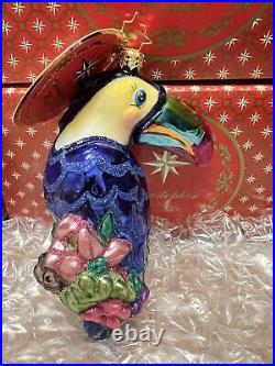 Christopher Radko Christmas Ornament Who Can Toucan NEW