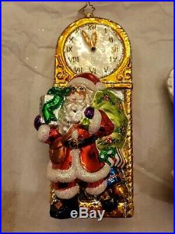 Christopher Radko Christmas Ornaments LOT OF 3