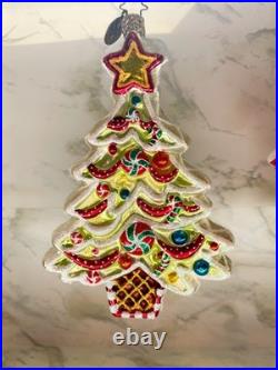 Christopher Radko Christmas Ornaments, Lot of 5