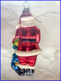 Christopher Radko Christmas Ornaments, Lot of 5