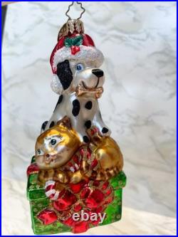 Christopher Radko Christmas Ornaments, Lot of 5