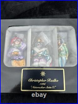 Christopher Radko Christmas Ornaments NUTCRACKER SUITE I LTD ED 1995 NIB MINT