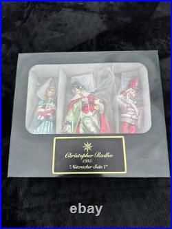 Christopher Radko Christmas Ornaments NUTCRACKER SUITE I LTD ED 1995 NIB MINT