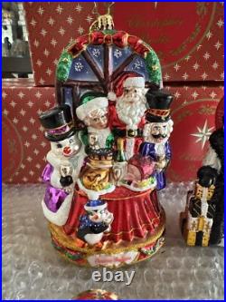 Christopher Radko Christmas Ornaments Santa Bundle