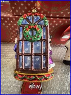 Christopher Radko Christmas Ornaments Santa Bundle