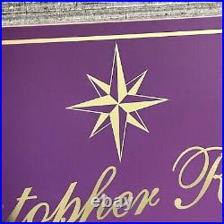 Christopher Radko Christmas Ornaments Santa Claus Holiday Store Display Sign