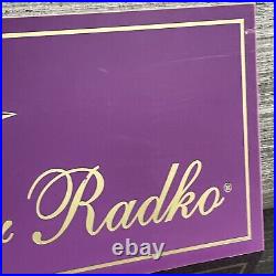 Christopher Radko Christmas Ornaments Santa Claus Holiday Store Display Sign