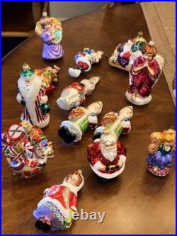 Christopher Radko Christmas Ornaments, VTG or Retired, 90's, (13 Ornaments)