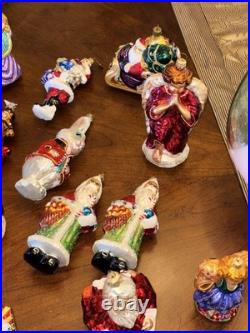 Christopher Radko Christmas Ornaments, VTG or Retired, 90's, (13 Ornaments)