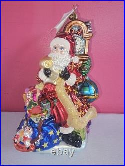 Christopher Radko Christmas Planner Limited Edition #472/7500 #02-SP-91 TAGS