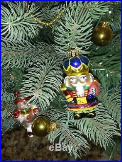 Christopher Radko Christmas Tree with 15 Collectible Ornaments RARE, Teleflora