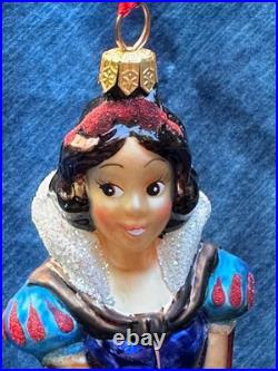 Christopher Radko Christmas ornaments 1997 Disney Snow White beautiful, in Box