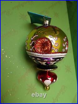 Christopher Radko Circus Purple Glass Ornament
