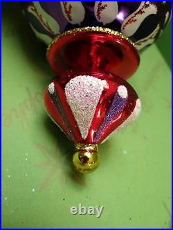 Christopher Radko Circus Purple Glass Ornament
