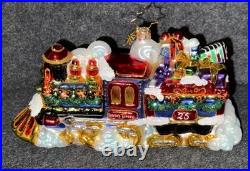 Christopher Radko Collectible Ornament Midnight Express 1018845 Signed Retired