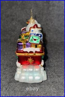 Christopher Radko Collectible Ornament Midnight Express 1018845 Signed Retired