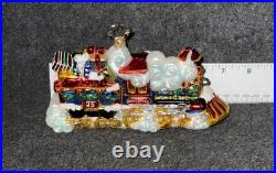 Christopher Radko Collectible Ornament Midnight Express 1018845 Signed Retired